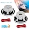 Pyle 6.5 Inch Bluetooth Marine Speakers - Waterproof, 600W, Weather Resistant, Low Profile, White PLMRBT65W - alternate 7